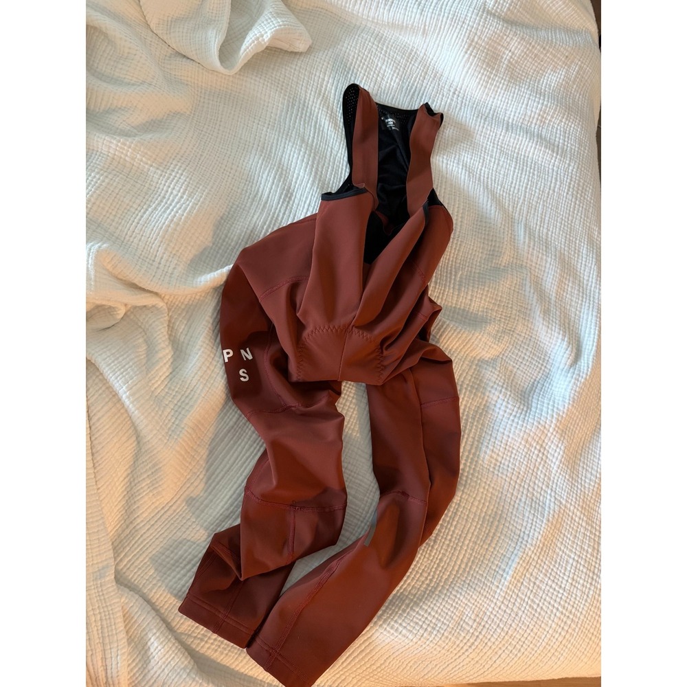 Pas Normal Studios Men Mechanism Deep Winter Long Bibs Mahogany Brown M